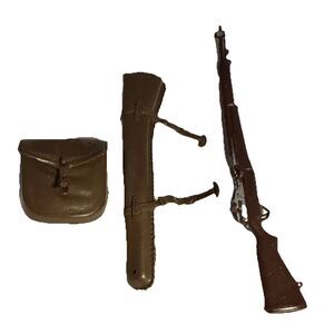 Vintage Action Figures Accessories Rifle, Satchel, Holster